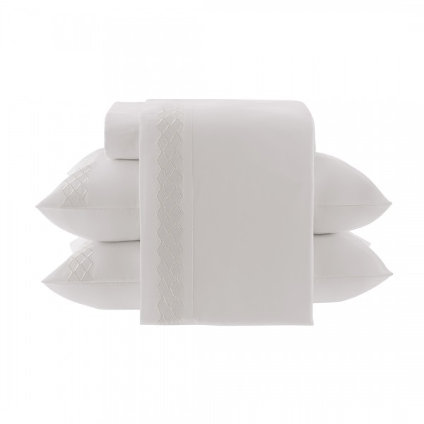 Jogo De Cama Bordado Gretta