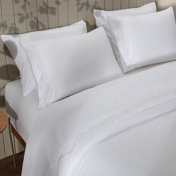 Jogo De Cama Bordado Gretta