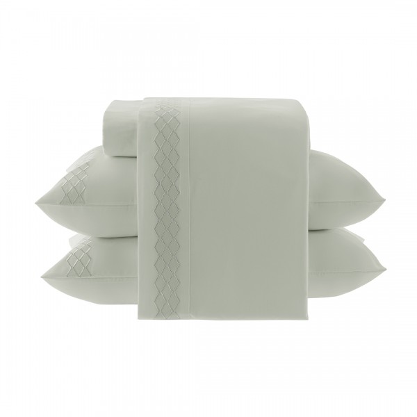 Jogo De Cama Bordado Gretta