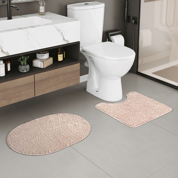 Kit Tapete Para Banheiro Comfort 02 Peças