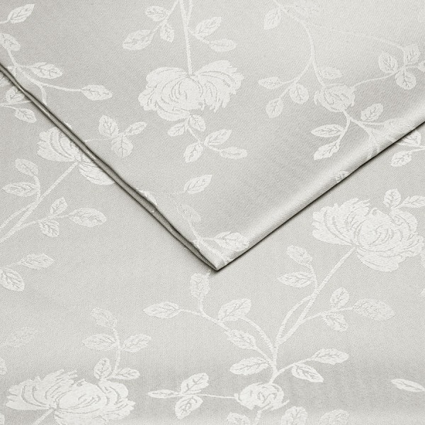 Cortina Jacquard Flores