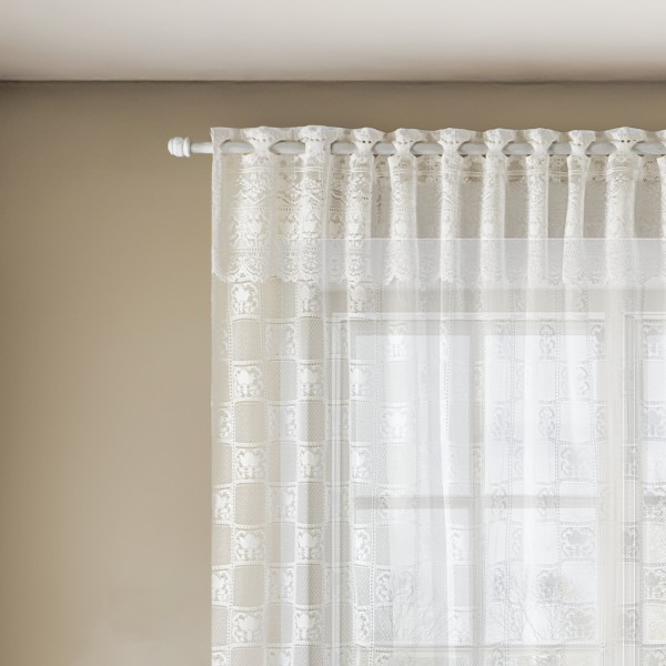 Cortina para Cozinha Renda Camponesa