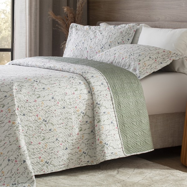 Kit Colcha Boutis Estampado